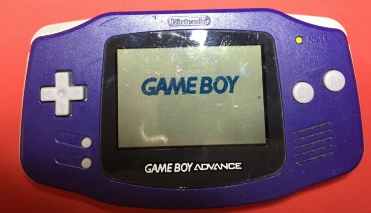 Nintendo Sport Boy Advance Indigo Handheld Machine