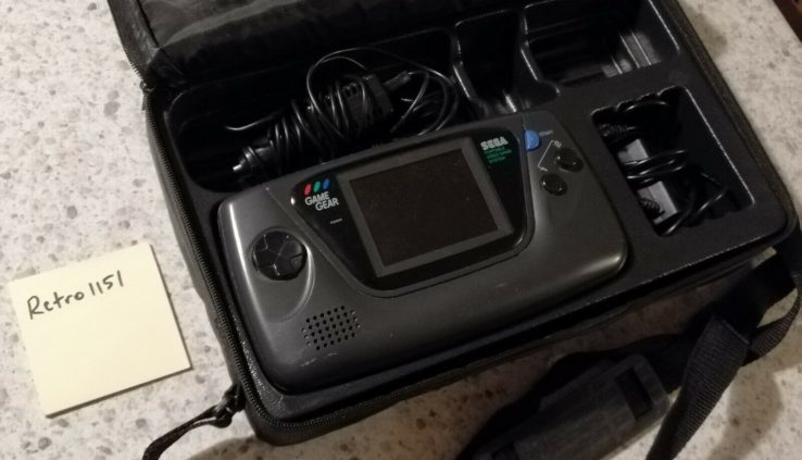 Sega Sport Gear Handheld Console – Shaded – CARRY CASE AND COLUMNS GAME