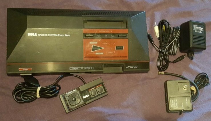 Sega Master Procedure – Normal Console Examined Working SMS with Controller/Cords