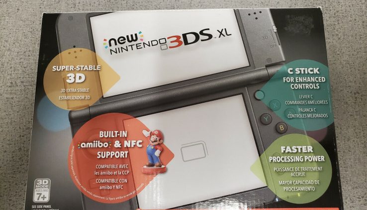 Nintendo Fresh 3DS XL 4GB Handheld Blueprint – Gloomy Open Edition – BRAND NEW