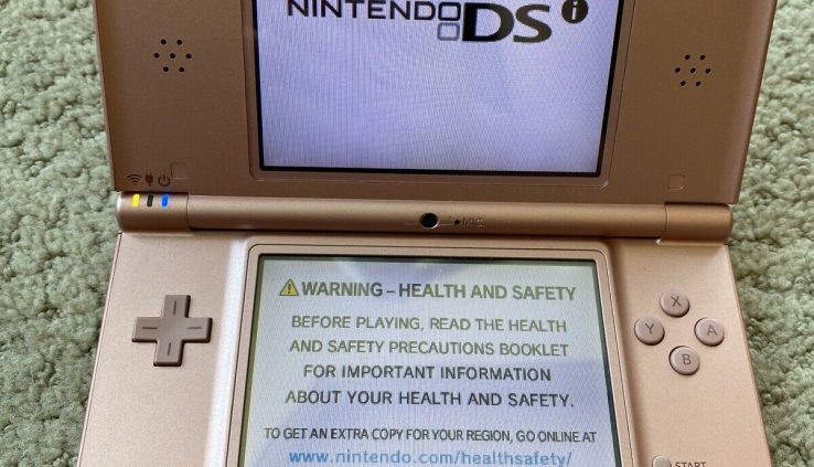 Nintendo DSi XL Metallic Rose Handheld Plan