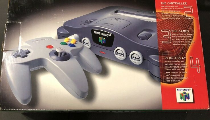 Nintendo 64 N64 Launch Edition Console Field/Foam/inserts Most productive No Console Reg Card