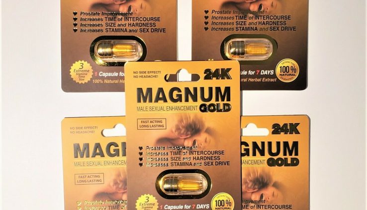 MAGNUM 24K GOLD (5 pack) Male Enhancement Pills 