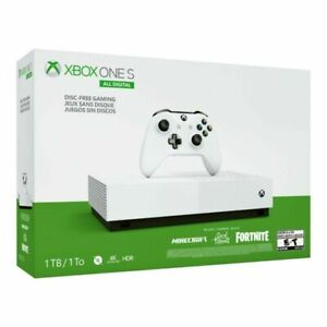 Microsoft Xbox One S All Digital Model 1TB White Pre-owned. Gargantuan situation!