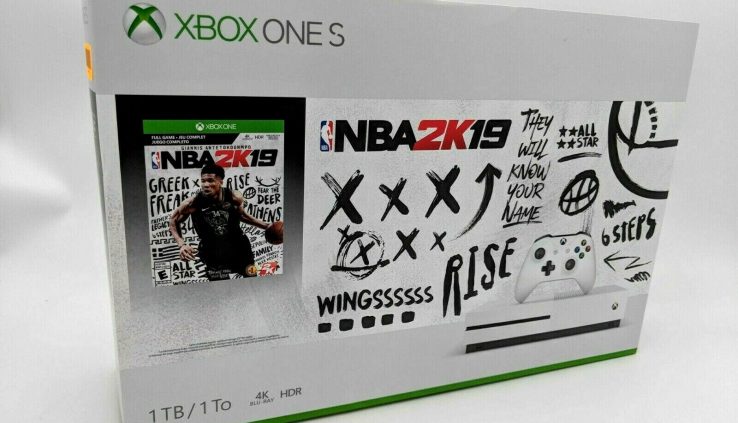 New Xbox One S NBA2K19 Edition 1TB -White -NJ1262