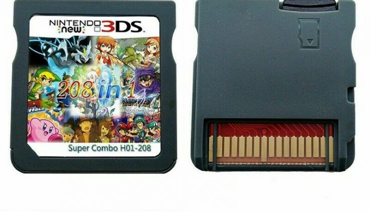 208 in 1 Game Video games Cartridge Multicart For Nintendo DS NDS NDSL NDSi 2DS 3DS US