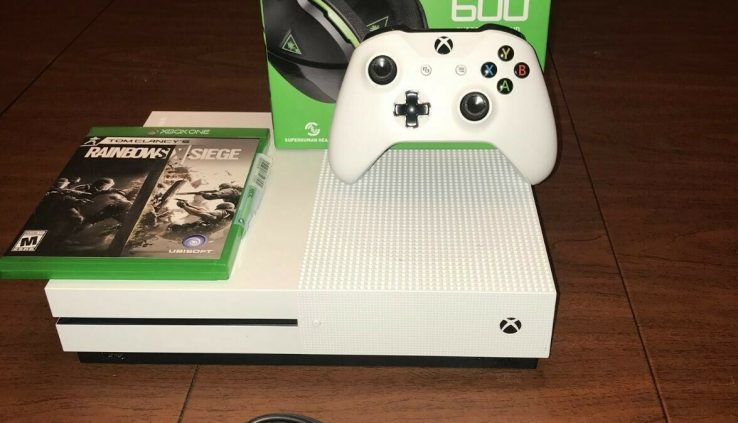 Microsoft Xbox One S  500gb  White console