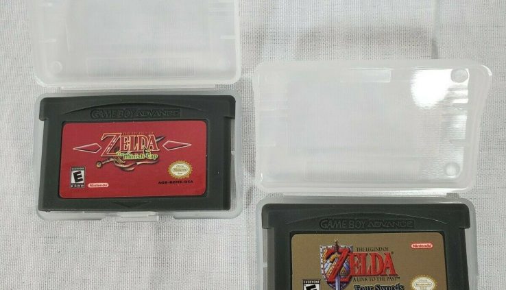 Zelda The Minish Cap & A Hyperlink To The Previous Four Swords Game Boy Near Video games