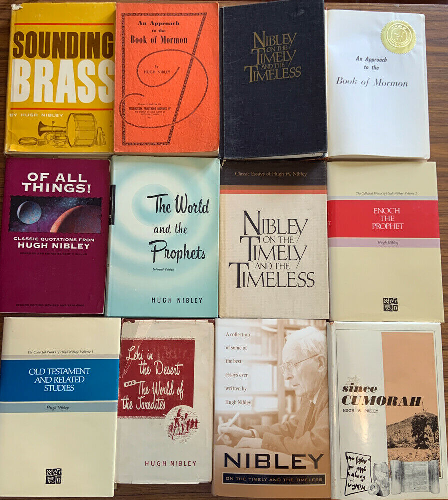 Hugh W Nibley BOOKS by BYU professor LDS Christian Mormon FREE SHIPPING ...