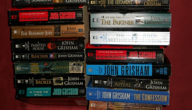 JOHN GRISHAM Paperback Books: U-Select 1 or Extra Earn Your Agree with Series.