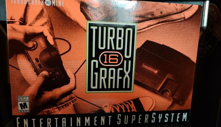 Konami TURBO GRAFX 16 MINI Leisure SuperSystem Sport Video Sport Console NIB