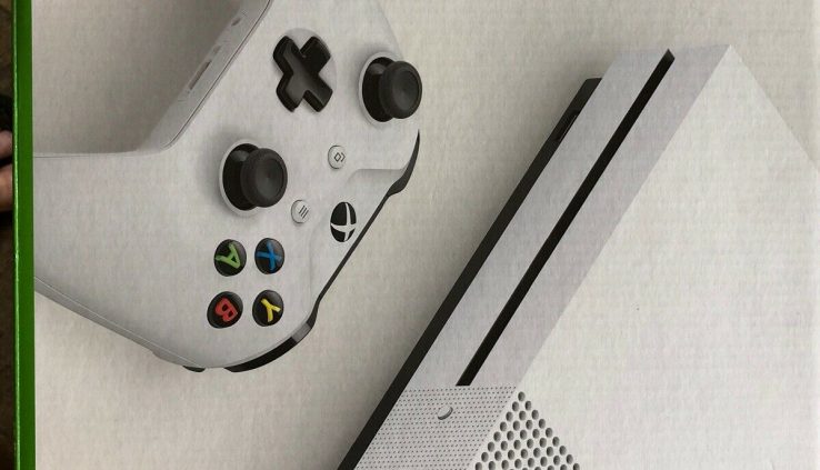 Microsoft Xbox One S 1TB White Console Involves 2 Controllers