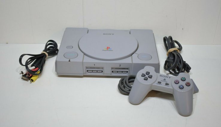 Sony PlayStation 1 One Fashioned Video Recreation Console Bundle