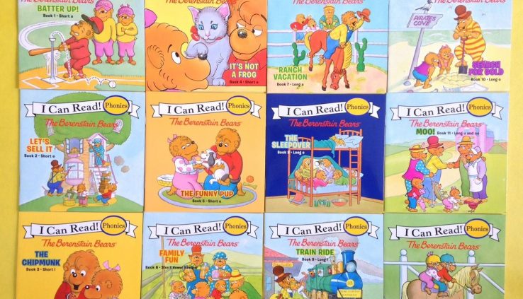 Berenstain Bears Phonics Relaxing Childrens Books Be taught to Be taught I Can Be taught Lot 12