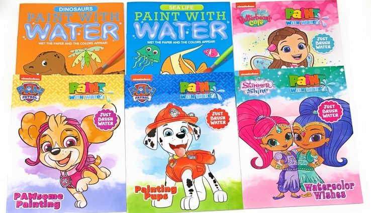 NEW Paint with Water Coloring Exercise Books for Kids ~ Preserve Your Favorite!