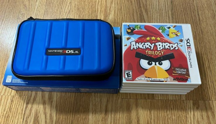 Nintendo 3DS XL Blue w/ 5 games Complete – L@@Okay 