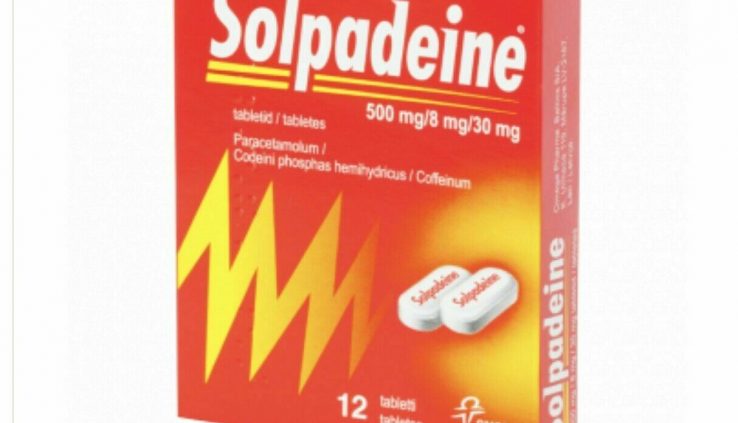 SOLPADEINE 12 Capsules Rheumatic Fever Reliever Complications Migraine Effort