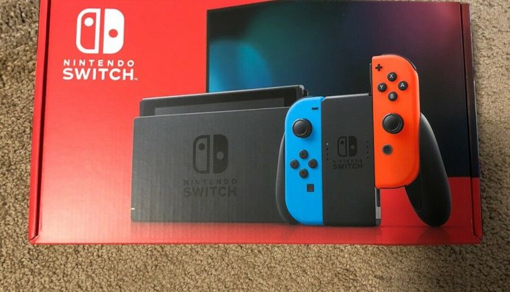 Nintendo Switch 32GB Console with Neon Red Blue Joy-Con *BRAND NEW IN HAND*