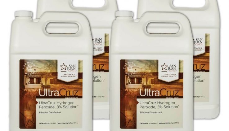 UltraCruz Hydrogen Peroxide, 3%, 4 x 1 Gallon