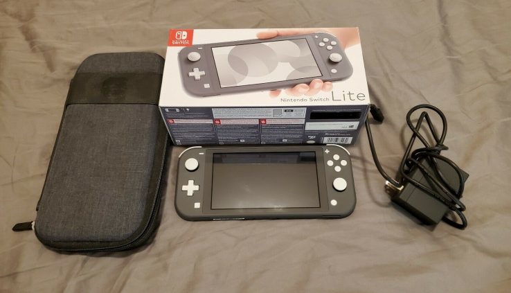 Nintendo Swap Lite Gray Console (Finest 3 Days Conventional)