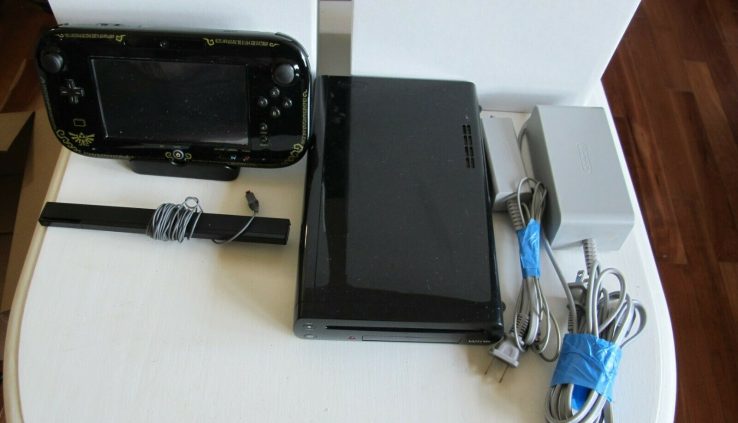 Nintendo Wii U Gloomy Console 32gb Bundle-Zelda Game Pad-learn description-WUP-101