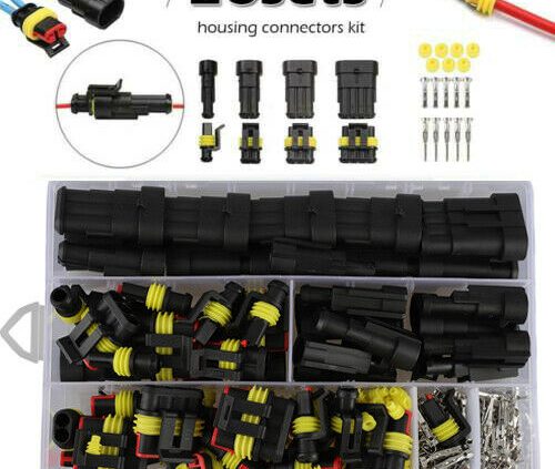 26Sets 1-4 Pin Electrical Wire Connector Go Place Waterproof Automotive Go Equipment