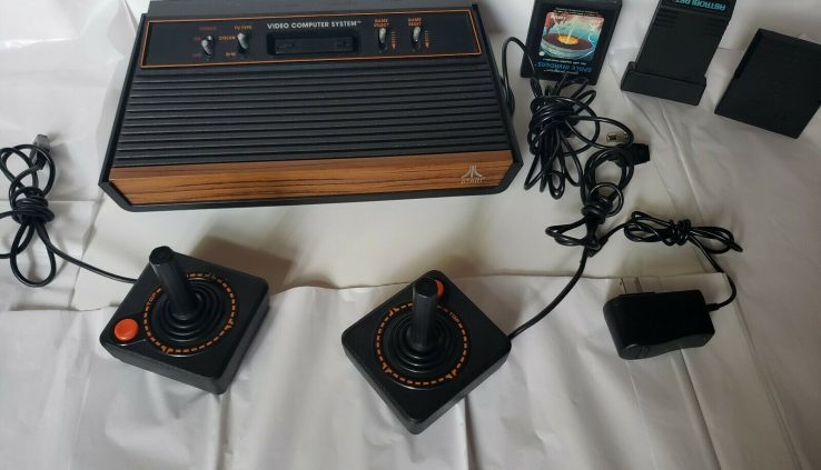 Atari 2600 (CX-2600 A Mannequin) Bundle with 3 Video games Tested and Working!!!