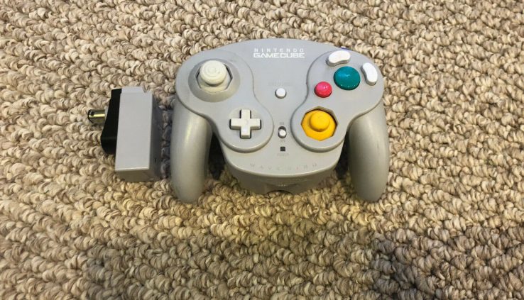 Nintendo GameCube Wavebird Controller With Receiver Tested and Working DOL-004