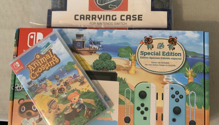 NEW Nintendo Swap Animal Crossing: Recent Horizon Special Edition Console Bundle