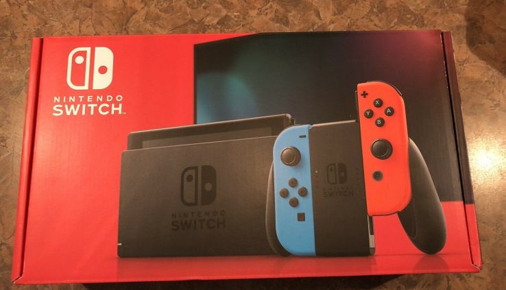 Nintendo Swap Console 32GB Red Blue Neon Joy-Cons NEW V2 SHIPS TODAY!