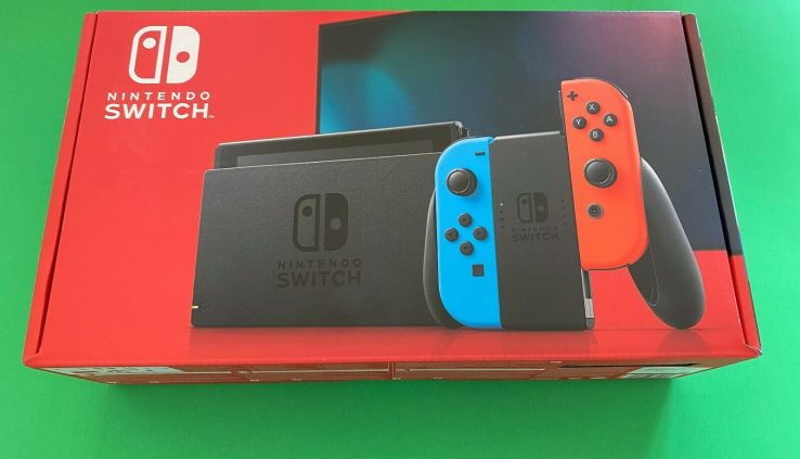 BRAND NEW SEALED NEWEST VERSION V2 Nintendo Swap 32GB Console Neon *IN HAND*