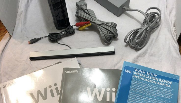 Nintendo Wii Console Gloomy tested works immense