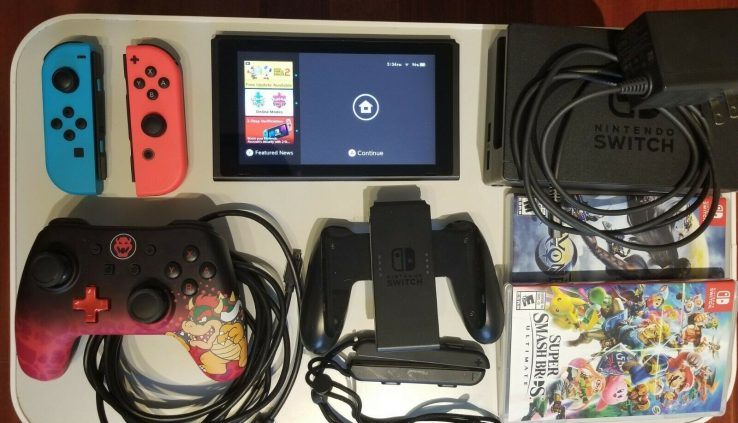Nintendo Swap Console with 2 games (Enormous Atomize Best possible and Bayonetta 2)