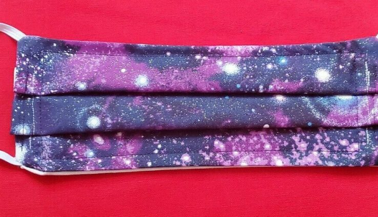 Glittering galaxy Handmade Fabric Face Cowl FREE SHIPPING!!