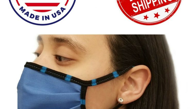 USA Made Face Masks Face Quilt Washable Reusable Double Layer Expandable Facemask