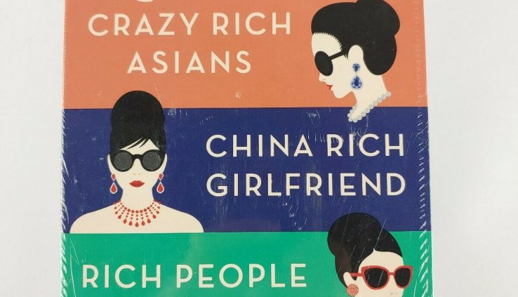 The Crazy Rich Asians Trilogy Box Place of residing by Kevin Kwan 2018 Paperback New Sealed