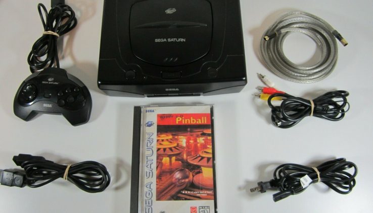 Sega Saturn Console Bundle Model 80000A w/controller , cables , 1 sport “Tested”