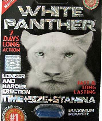 White Panther Male Sexual Enhancement Pill (3 PACK)