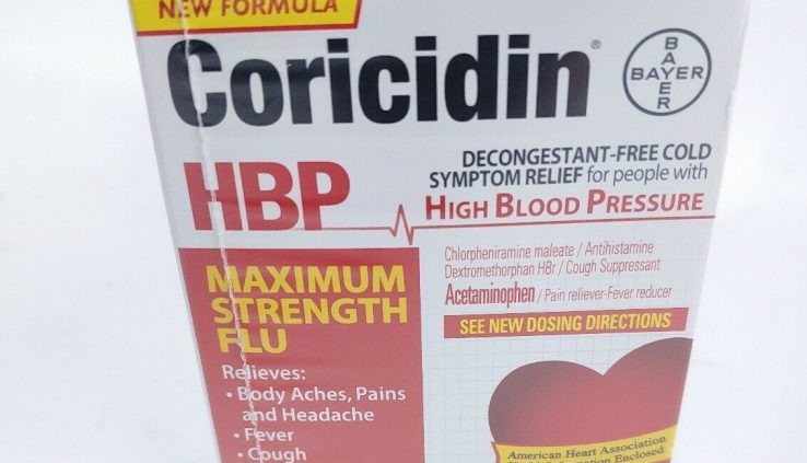 Coricidin HBP Tablets Most Energy Flu 10 Tablets (Pack of 6) (/PG-91000-…