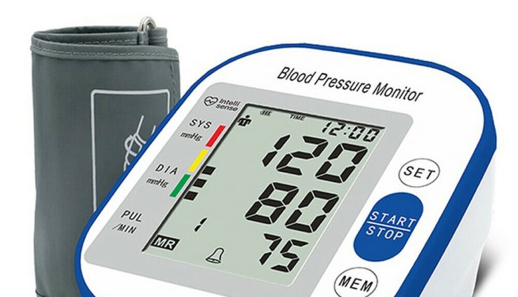 Digital Arm Blood Stress Display screen Negate Reading BP Cuff Meter Tester Machine