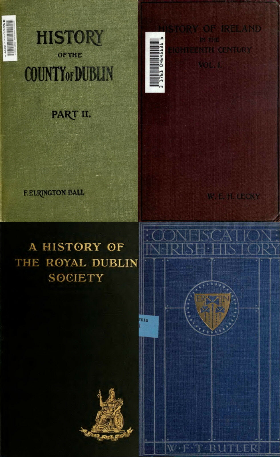 180 RARE BOOKS ON IRELAND IRISH HISTORY GENEALOGY ANCESTRY RECORDS