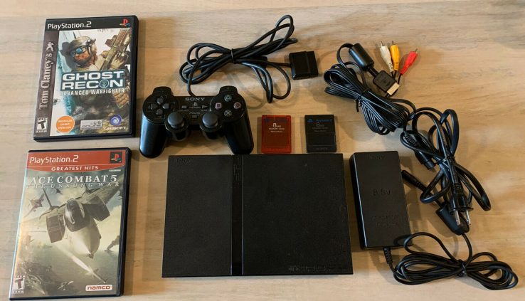 Sony PlayStation 2 Slim Edition Console (SCPH-75001)