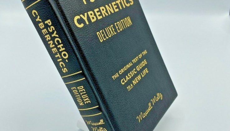 Psycho-Cybernetics Hardback by Maxwell Maltz Deluxe Edition Leather Ideal Present