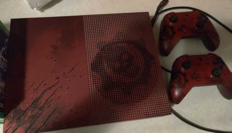 Microsoft Xbox One S Gears of War 4 Miniature Version Bundle 2TB Crimson Pink…