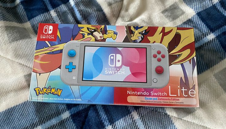 Nintendo Swap Lite Zacian and Zamazenta Pokemon Sword Shield Model BRAND NEW