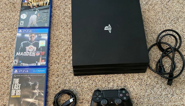 Sony PlayStation 4 Pro 1TB 4K Console – Jet Gloomy