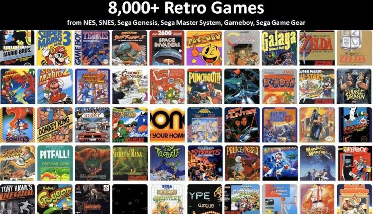 Game Pack For PlaystationClassic – 8,000 Games