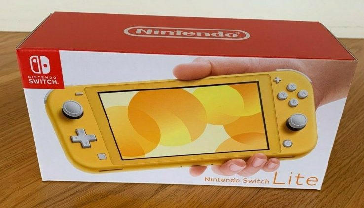 Nintendo Switch Lite Console – Yellow – Mark Unique – IN HAND FAST SHIP