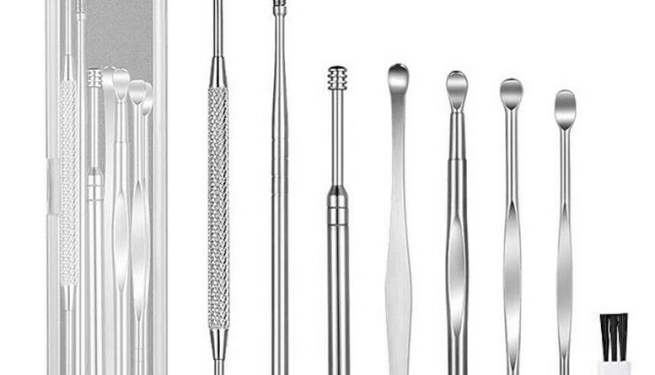 Ear Desire Cleaning Spot Health Care Blueprint Ear Wax Remover Cleaner Curette Kit Metal