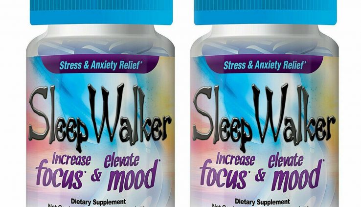 Sleep Walker Capsules 40 Tablets Point of curiosity & Temper Optimizer 2 Bottles of Sleepwalker